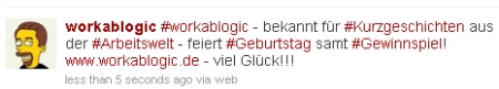 workablogic Twitter-Gewinnspiel