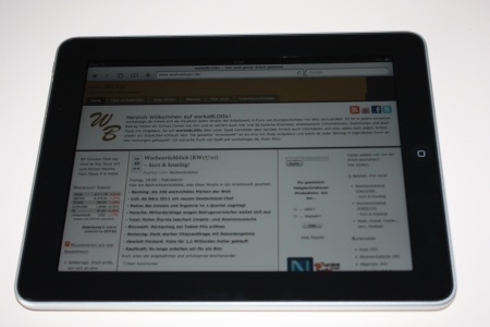 workaBLOGic iPad